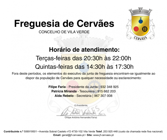 2025/1 - Hor&aacute;rio de Atendimento